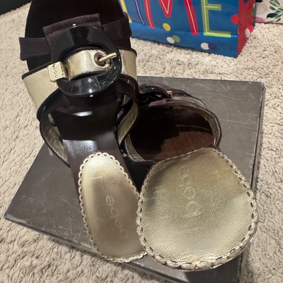 Bebe open toe heels - Picture 3 of 4